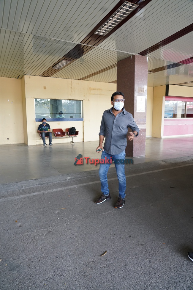 Director Siva koratala at Begumpet Airport